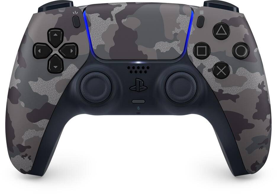 DUALSENSE GRAY CAMOUFLAGE PS5 WIRELESS CONTROLLER USED DUALSENSE GRAY CAMOUFLAGE PS5 WIRELESS CONTROLLER USED